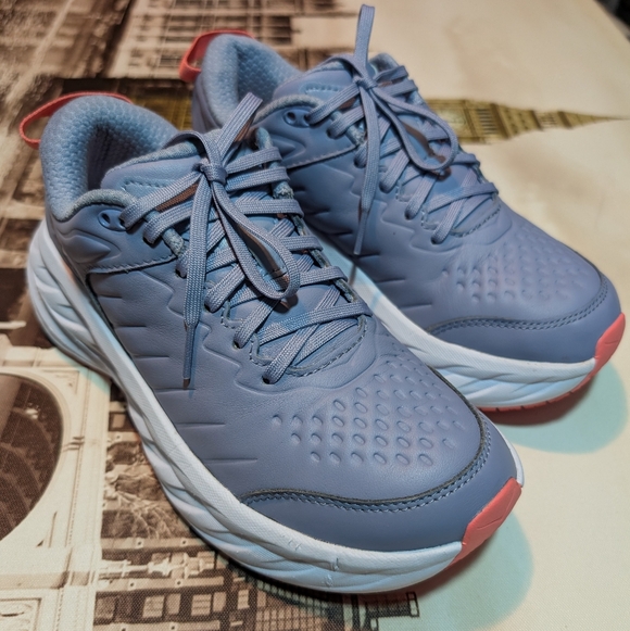 Hoka W Bondi SR Slip Resistant Moonlight Pale Dusk Running Shoes Women Size 8.5 - Picture 3 of 14